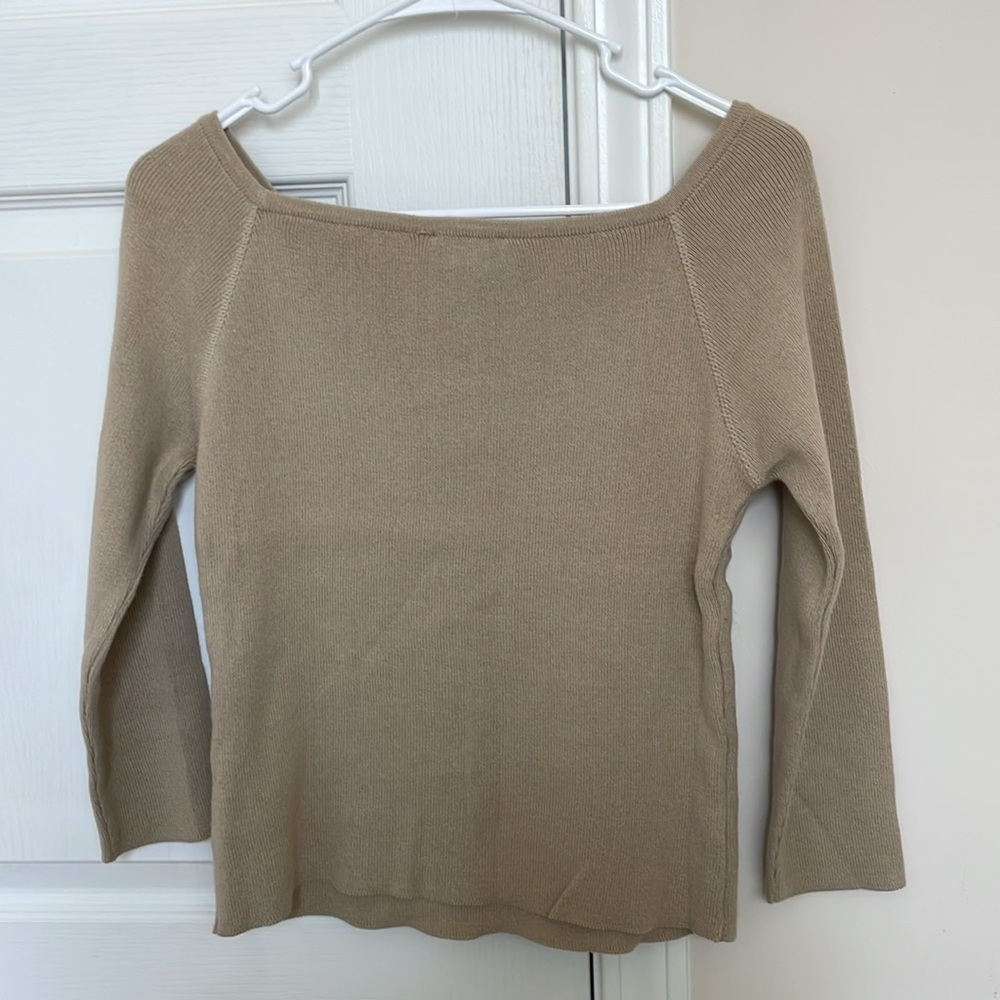 J.Crew Tan Sweater - Picture 3 of 3